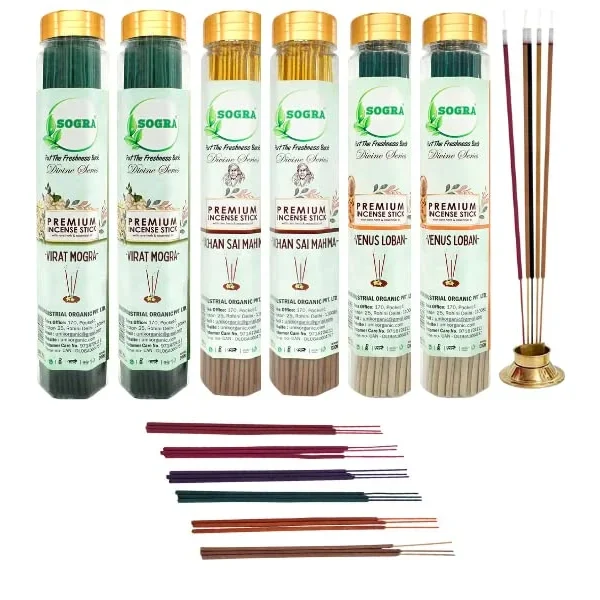 6 premium incense sticks