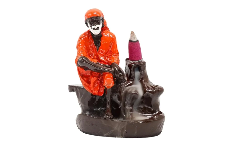 sai baba smoke backflow incense holder