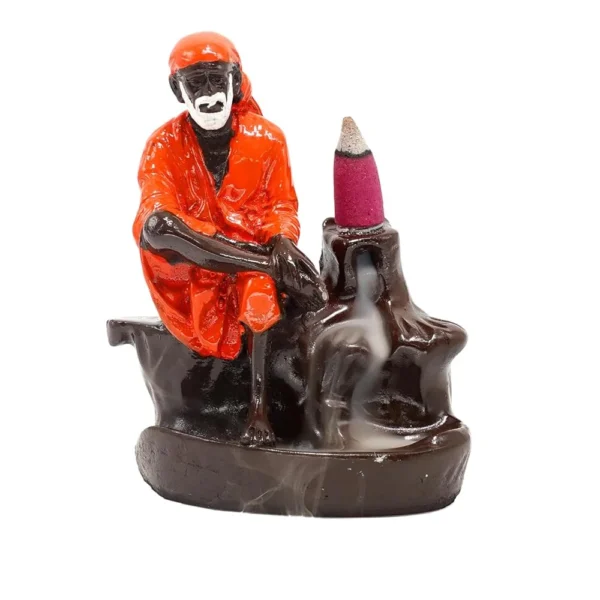 sai baba smoke backflow incense holder