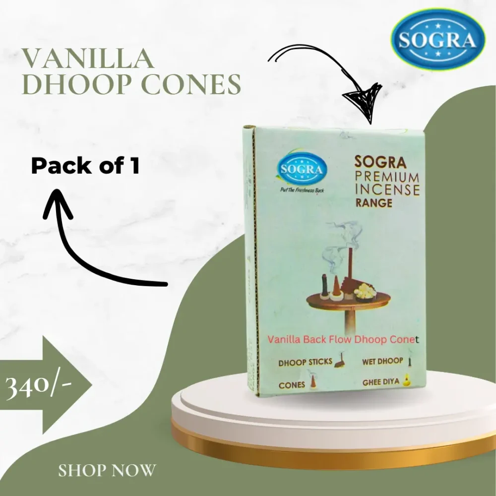 Vanilla Dhoop Cones