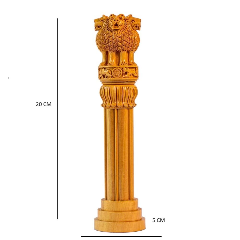 Wooden Ashoka Stambh