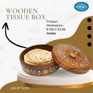 Wooden Handicraft:-chapati Box