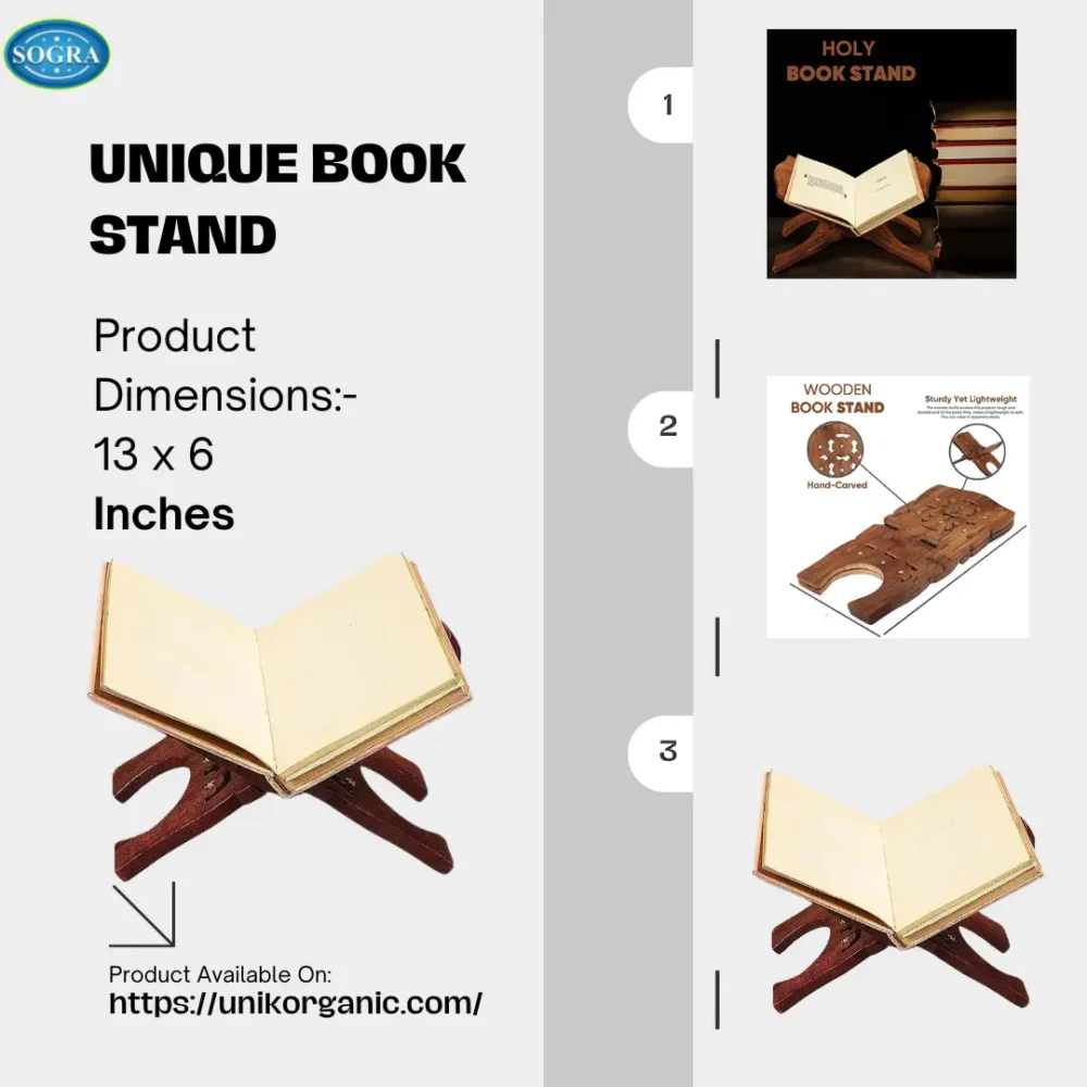 Wooden Handicraft:- Unique Book Stand