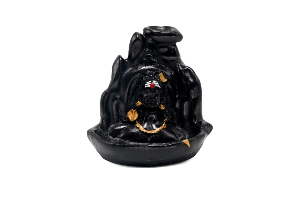 Shiva Backflow Cone Incense Holder 01