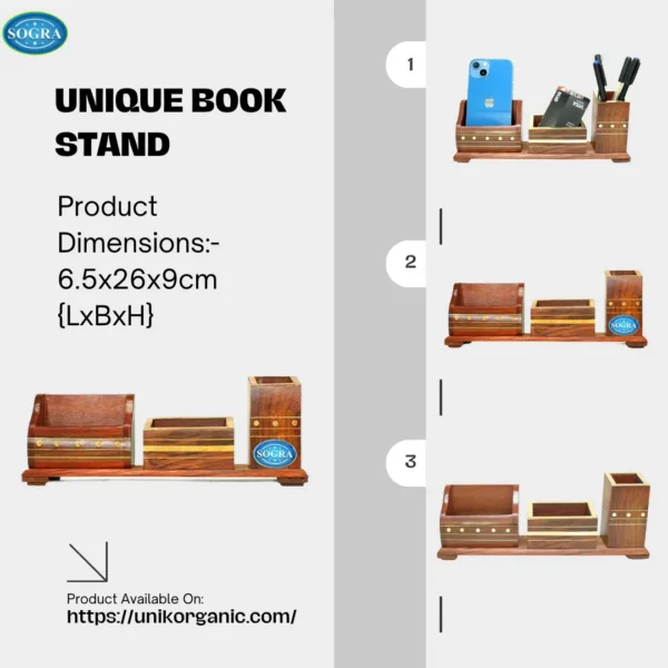 Wooden Handicrafts :- Wooden Pen Stand