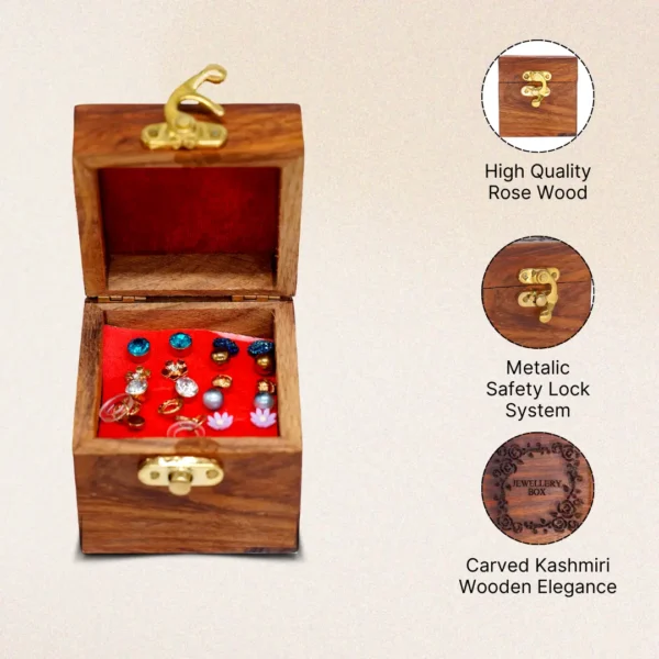 Wooden Jewellery Box {S}