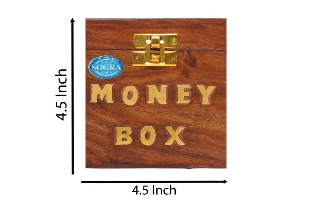 Wooden handicraft :- Hand Crafted Money Box