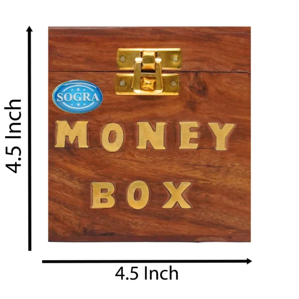 Wooden handicraft :- Hand Crafted Money Box