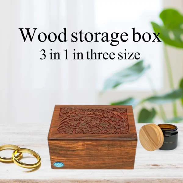 Buy Sogra Premium Wooden Handicrafts :- Gift Storage Box