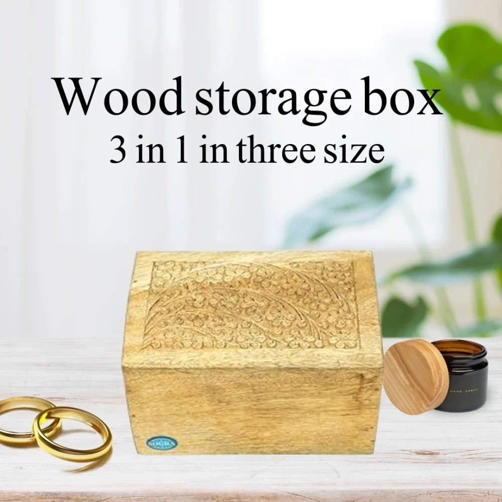 Buy Sogra Premium Wooden Handicrafts :- Gift Storage Box